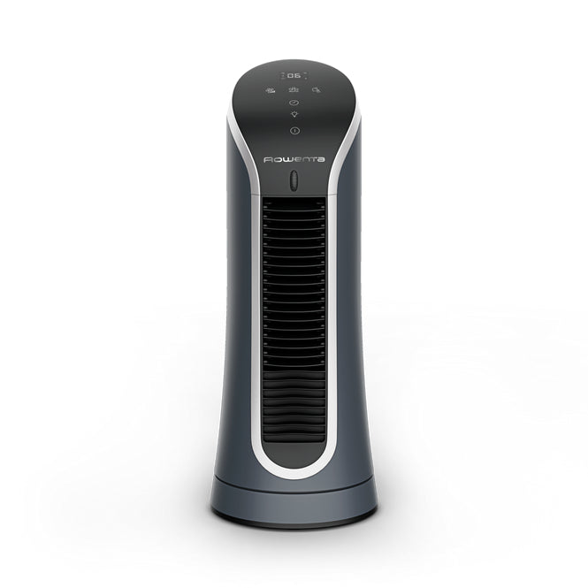 Rowenta Turmventilator Eole Compact VU6220F0 – 12 W, 6 Stufen, oszillierend, Timer, 55 dB, Weiss