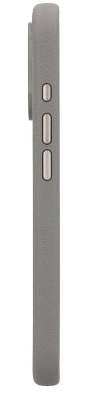 Valenta Backcover – für Apple iPhone 16 – grau – Kunstleder, MagSafe-kompatibel