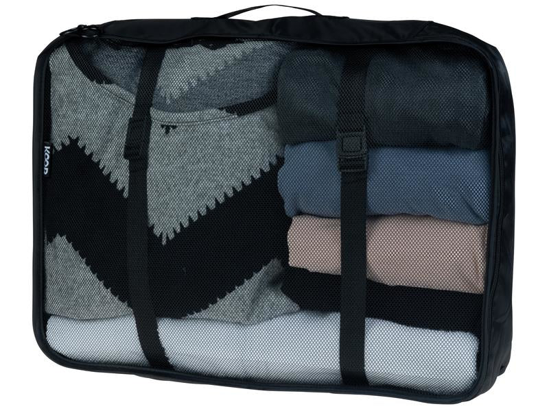 KOOR Organizer-Set Reesa – 37 l – schwarz, Polyester – 4 Stk.