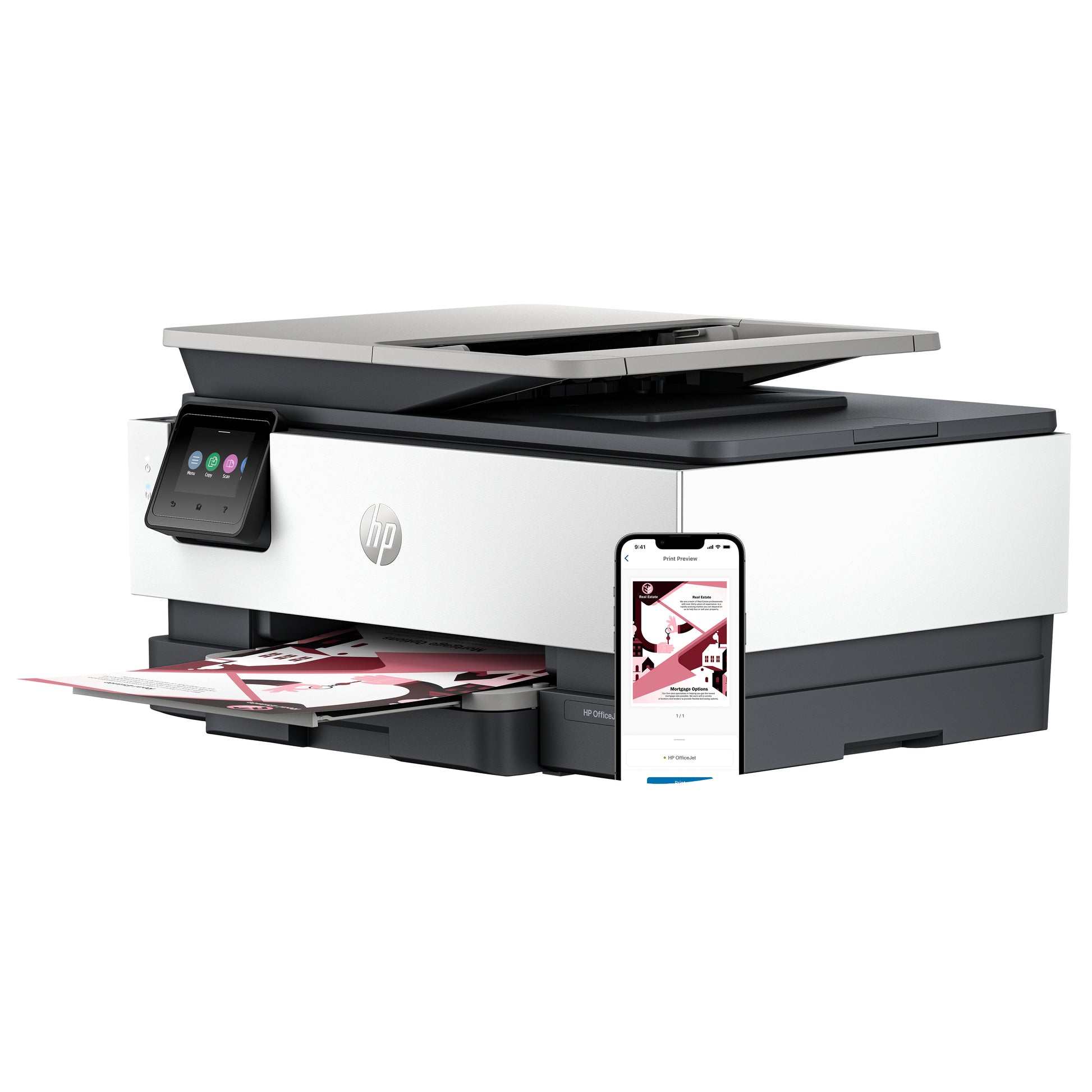 HP Officejet Pro 8122E – Farbiges Tintenstrahl-MFP, 3-in-1 – ADF