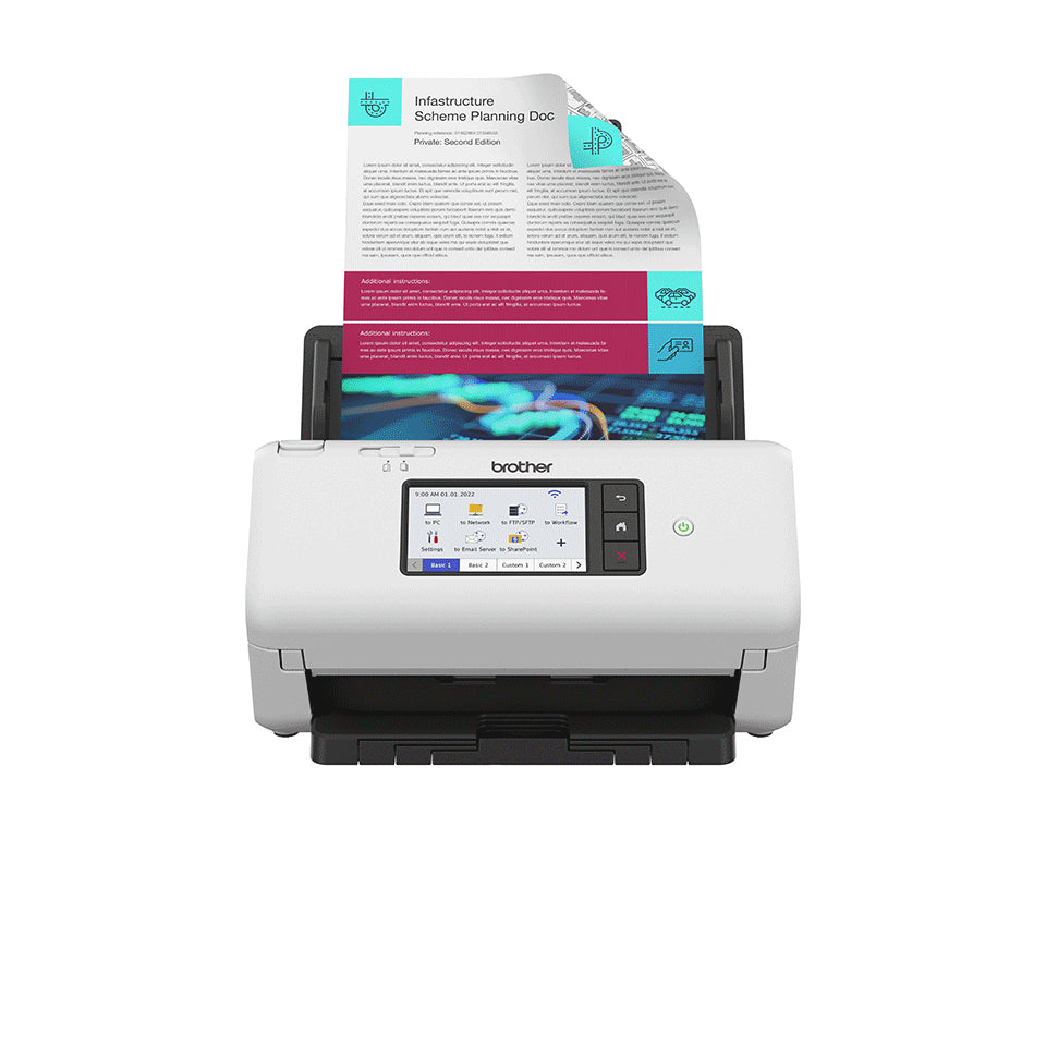Brother Ads-4700W – Dokumentenscanner, A4, 600 dpi