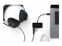 Kensington CH1200 USB-Hub – USB-C, 4× USB-A, für Windows/Mac/ChromeOS