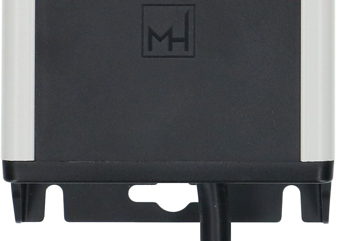 Max Hauri AG Max Hauri POWER-LINE Steckdosenleiste – 9×T23, mit Schalter, 1,5 m, Kabelquerschnitt 1,5 mm² – Grau/Schwarz