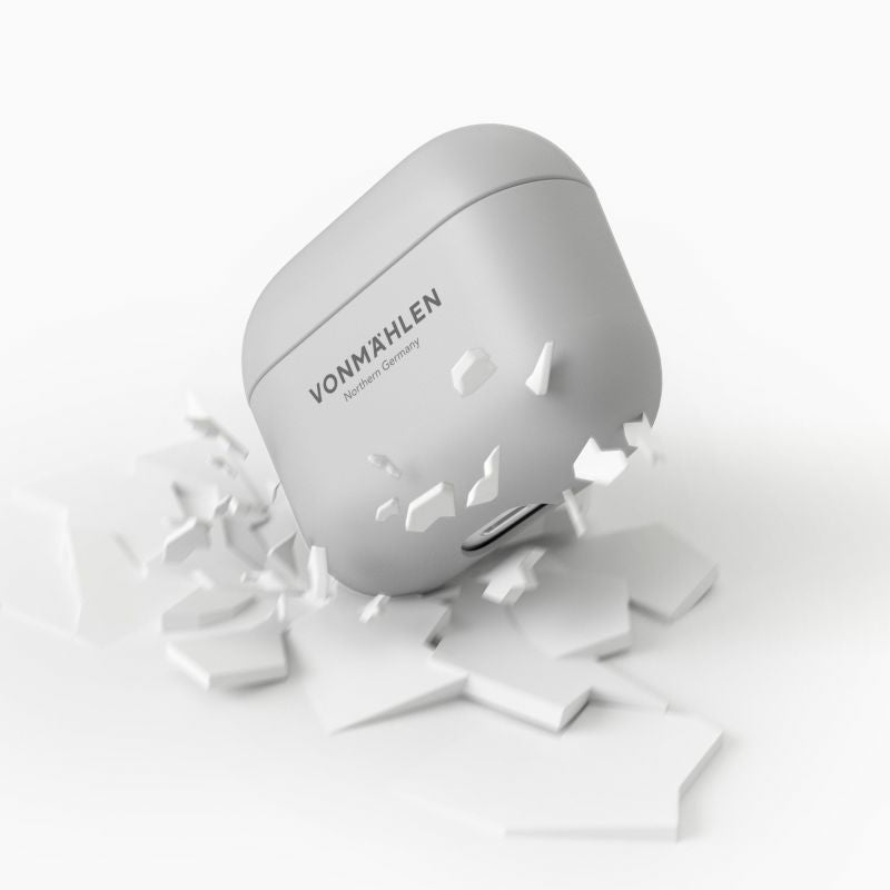 Vonmählen Thin Case APC00003 – Schutzhülle – für Apple AirPods (3. Generation) – fallbeständig – hellgrau