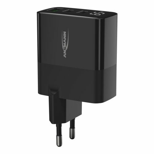 Ansmann Home Charger HC365PD Ladegerät – 65 W, 2× USB-C + 1× USB-A, GaN – für USB-Geräte