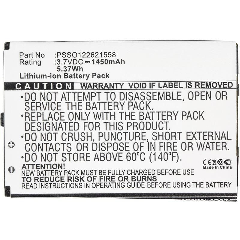 CoreParts Akku Li-Ion 3,7 V 1450 mAh, 5,4 Wh – für Dolphin 6000