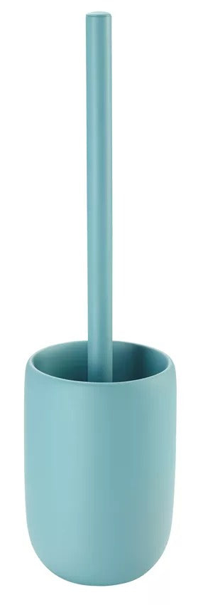 Diaqua WC-Bürstenset – Polyresin, aqua, einfach zu säubern, H 36 cm, Ø 9,5 cm