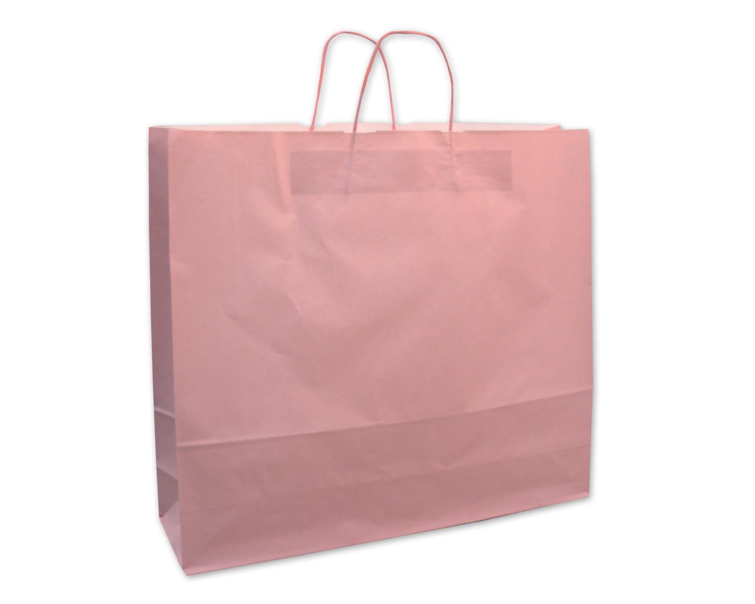 Elco Papiertragetasche – Rosa, 550 × 150 × 490 mm, Traglast 3 kg, 25 Stk.