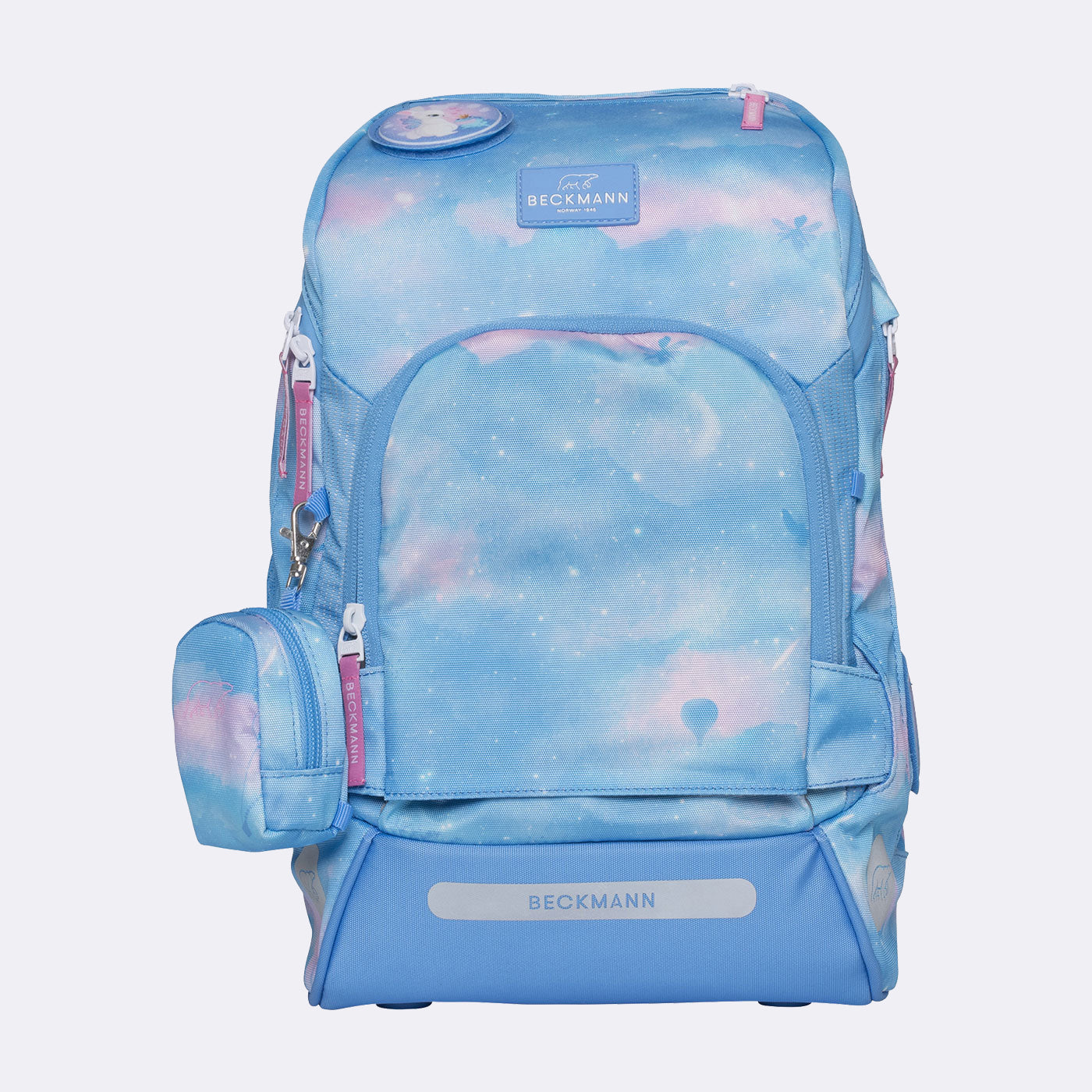 Beckmann Schulrucksack Active Air Flx – 6-teilig – Fairytale – 26,0×39,0×22,0 cm – recycelte Materialien