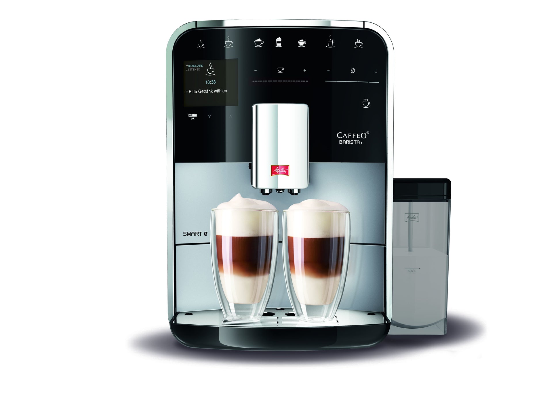 Melitta Barista Smart Kaffeevollautomat – 15 bar, 1,8 l, 270 g, Schwarz