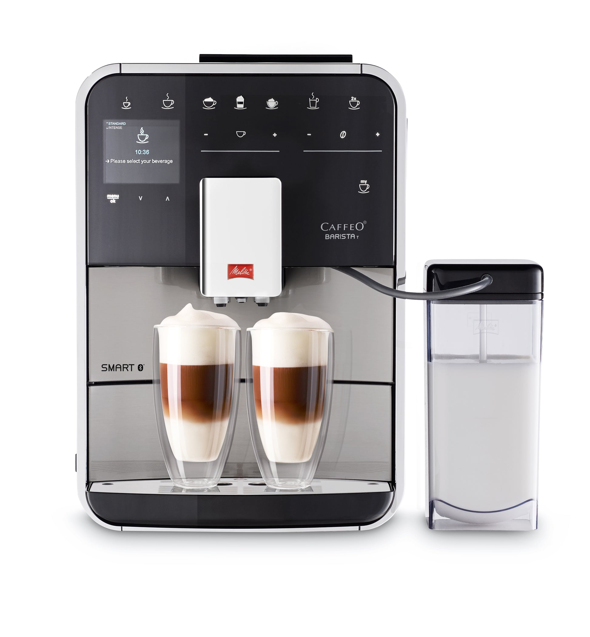 Melitta Barista Smart Kaffeevollautomat – 15 bar, 1,8 l, 270 g, Edelstahl