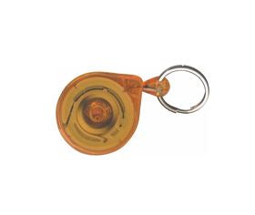 Rieffel Ausweishalter-Jojo KB Mini – Clip, Nylon, Gelb, Bandlänge 90 cm