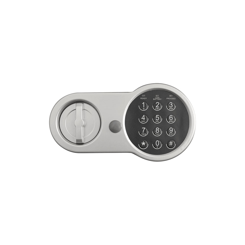 Rieffel Tresor – mit Zahlenschloss, Stahl, schwarz, 310 × 200 × 200 mm
