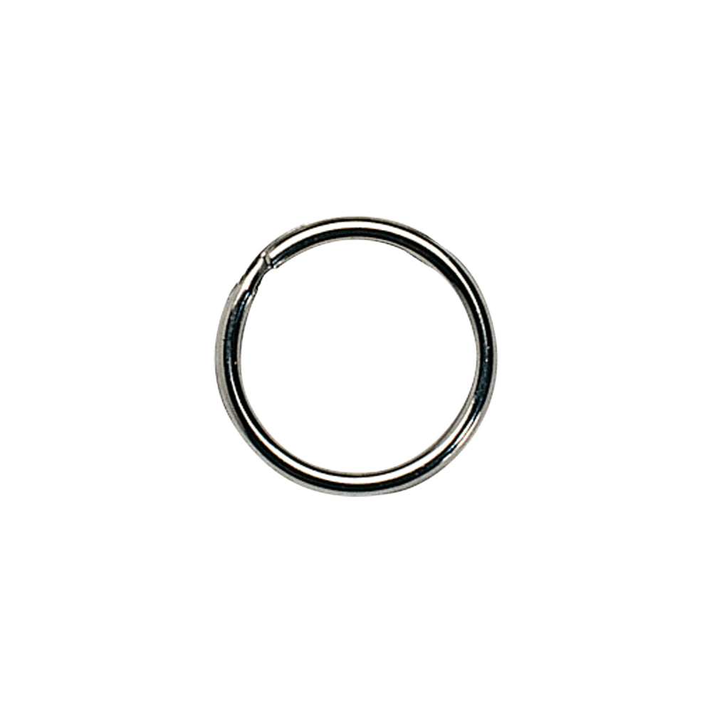Rieffel Schlüsselring – Nickel-Stahl, Silber, Ø 35 mm, 100er-Pack