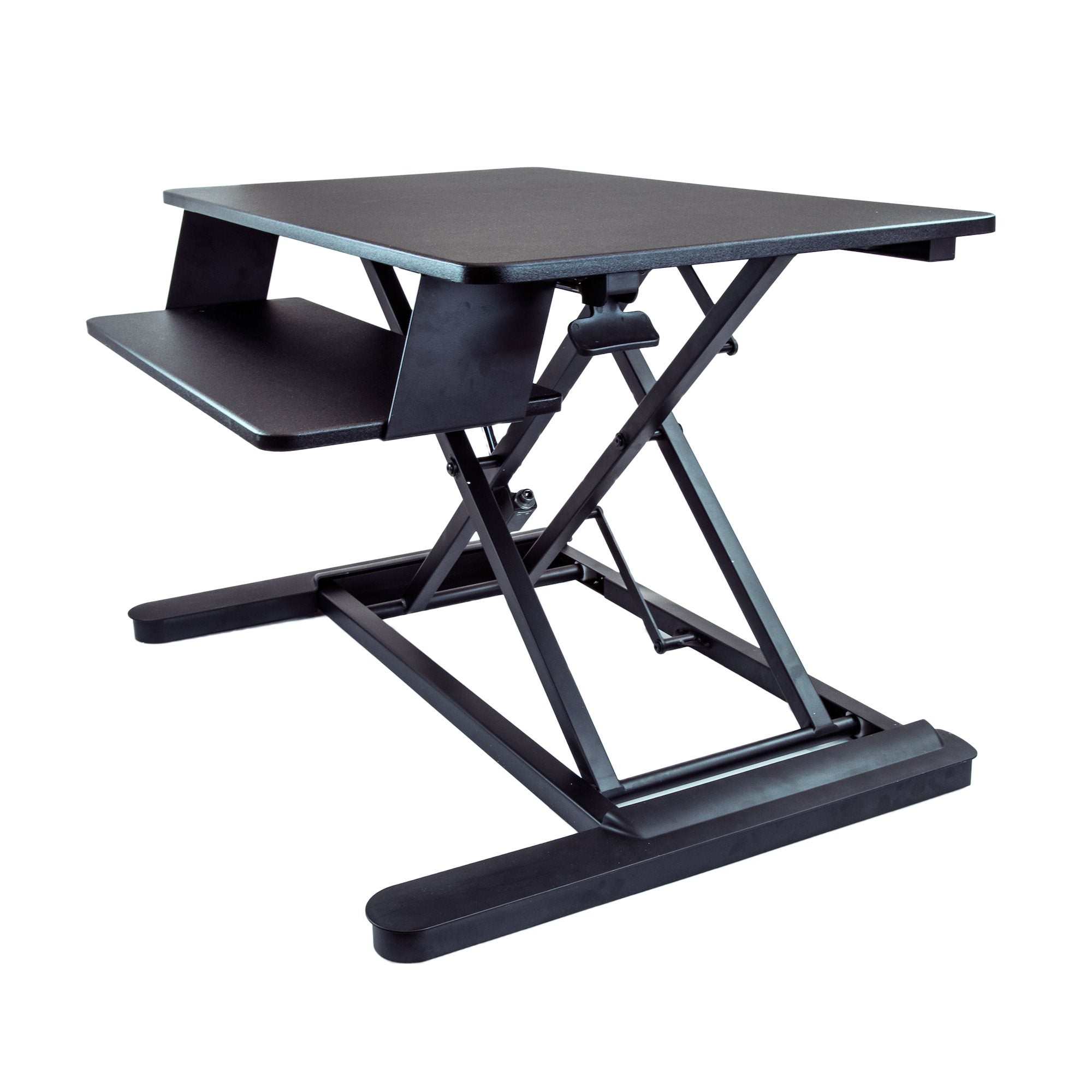 StarTech.com Schreibtischaufsatz, 90 × 66,6 cm, höhenverstellbar, für 2 Monitore bis 30", schwarz