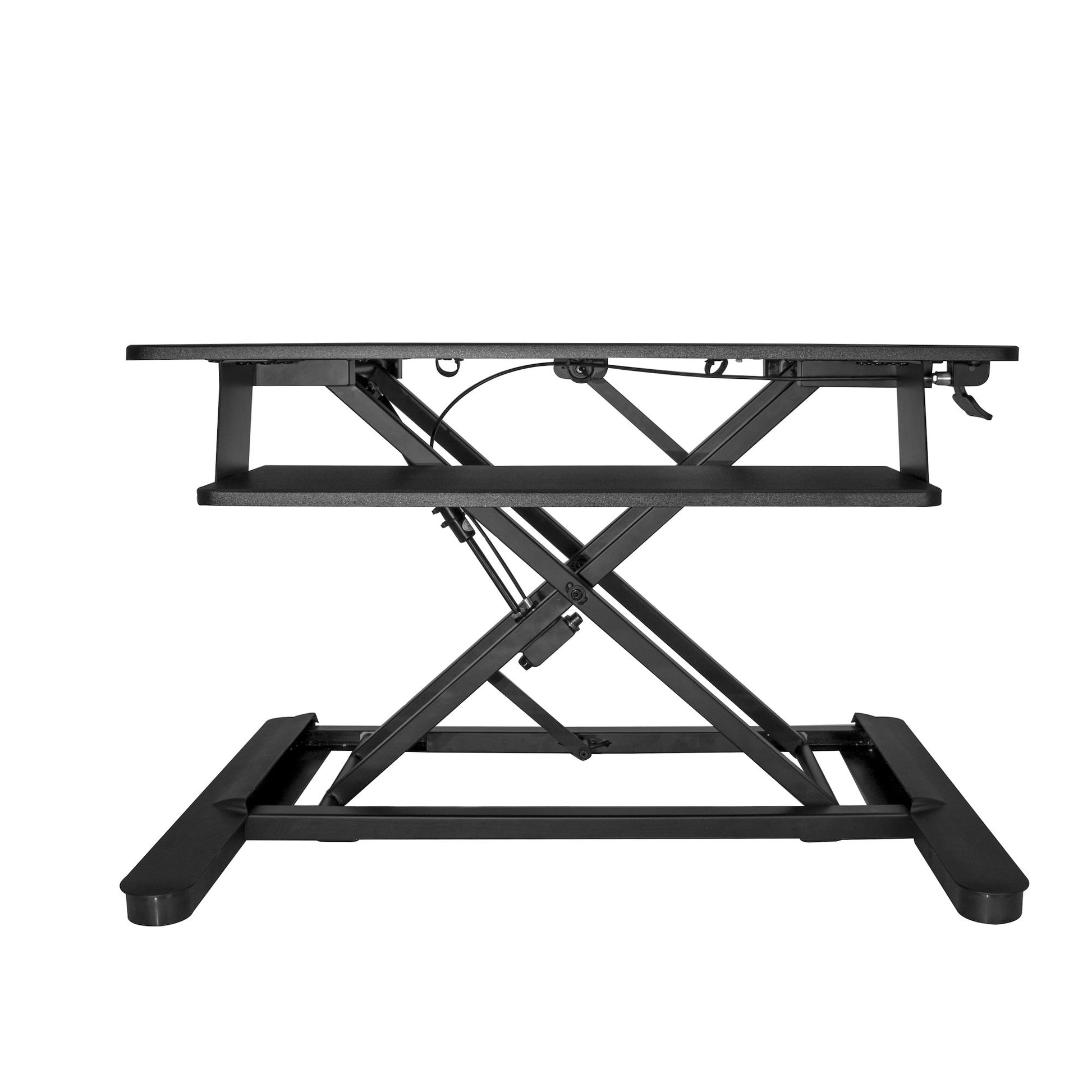 StarTech.com Schreibtischaufsatz, 90 × 66,6 cm, höhenverstellbar, für 2 Monitore bis 30", schwarz