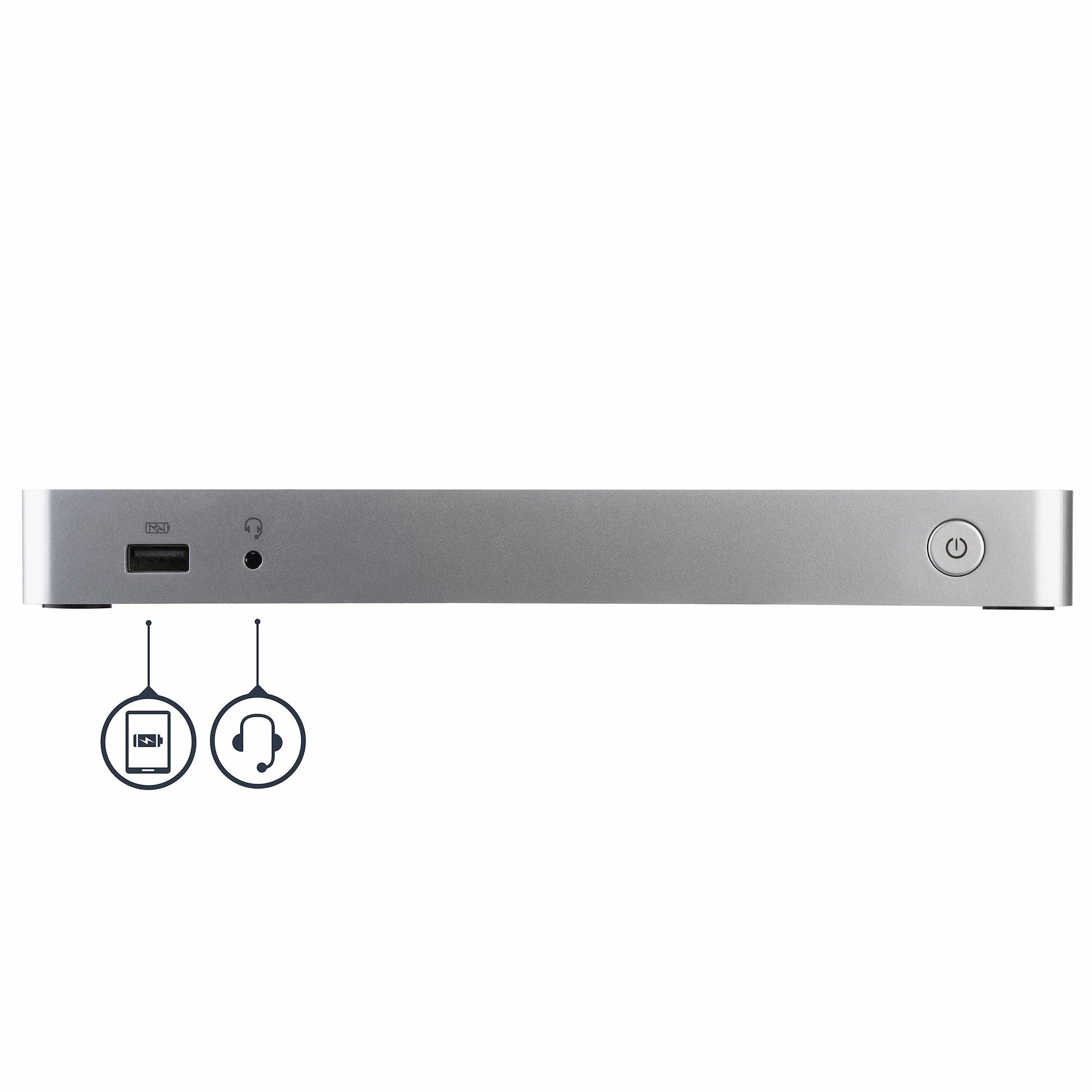 StarTech.com Dual USB C Dockingstation – USB-C, 2× HDMI, 4× USB-A, 60 W PD, GbE, 3,5 mm Audio, für Windows