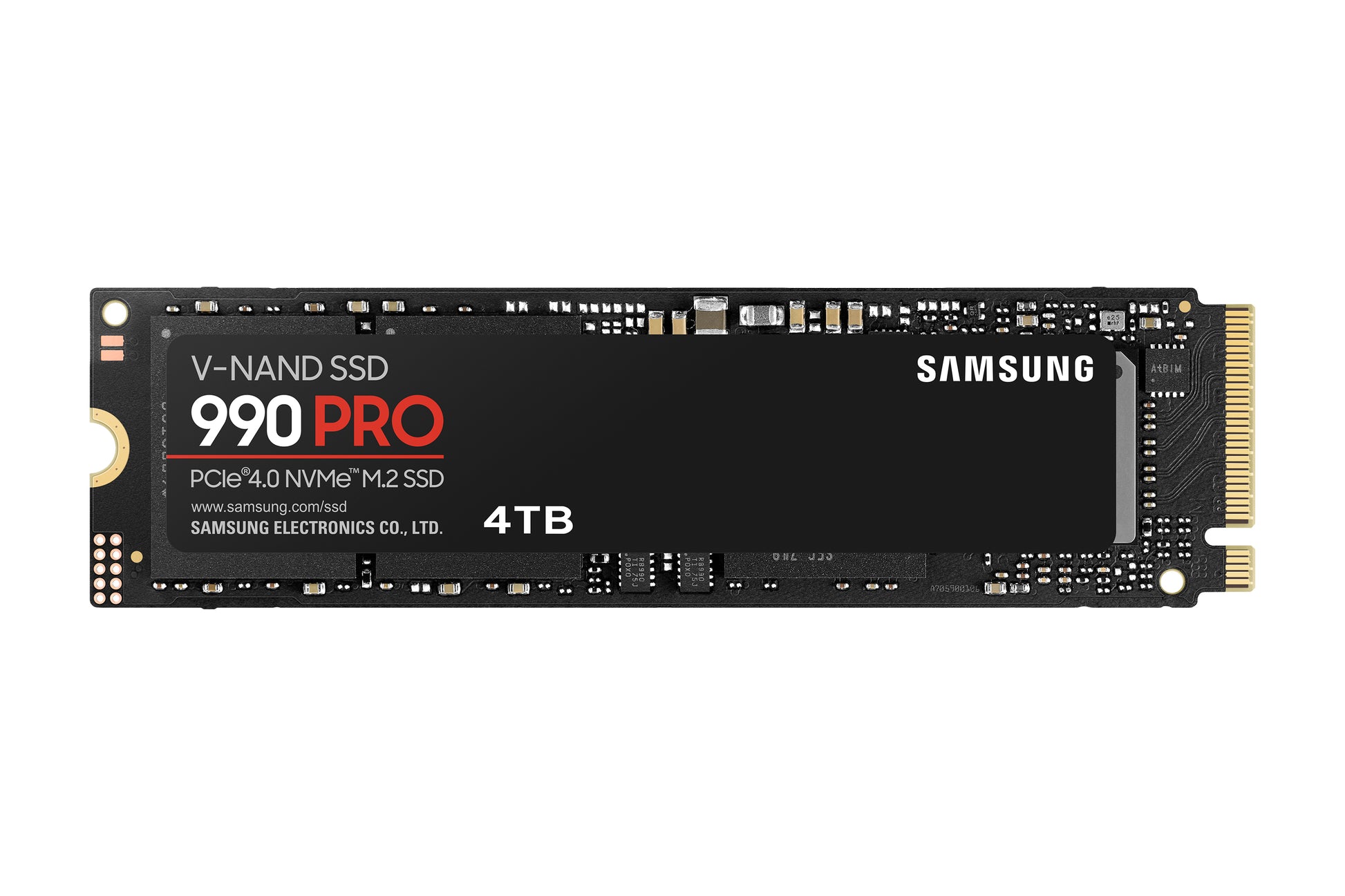 Samsung 990 PRO 4 TB – M.2 2280, PCIe 4.0 x4 NVMe, 7450/6900 MB/s