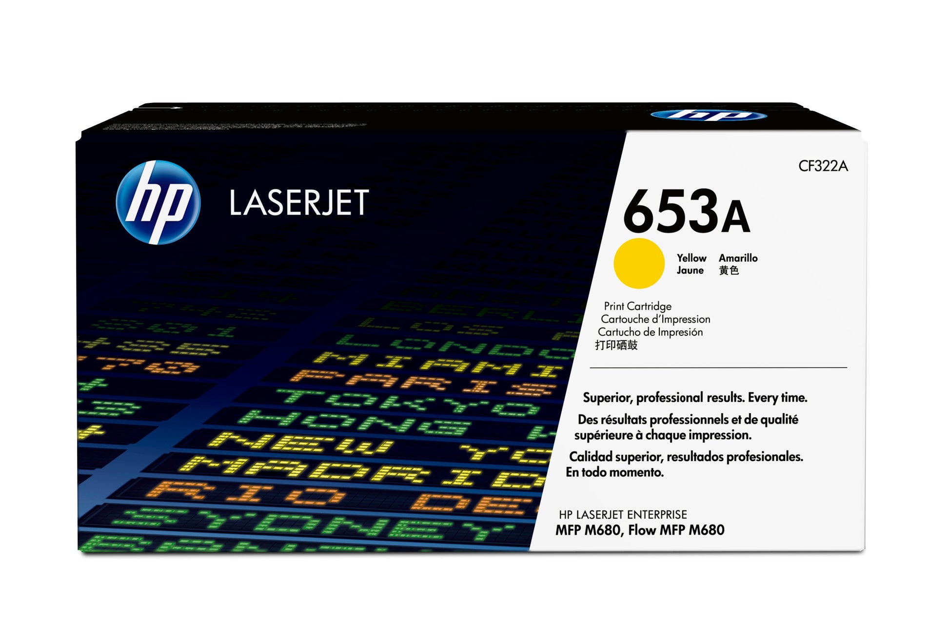 HP 653A (CF323A/CF320A/CF321A/CF322A) CMYK Toner – Original –  – 16'500/11'500 Seiten – für HP M680