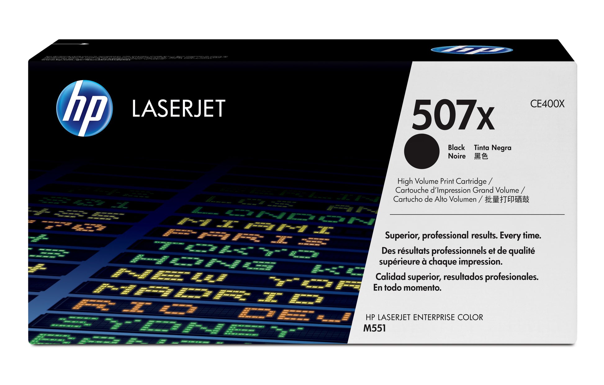 HP 507A/507X CMYK Toner – Original –  – je 6’000/11’000 Seiten – für HP M575/M551/M570