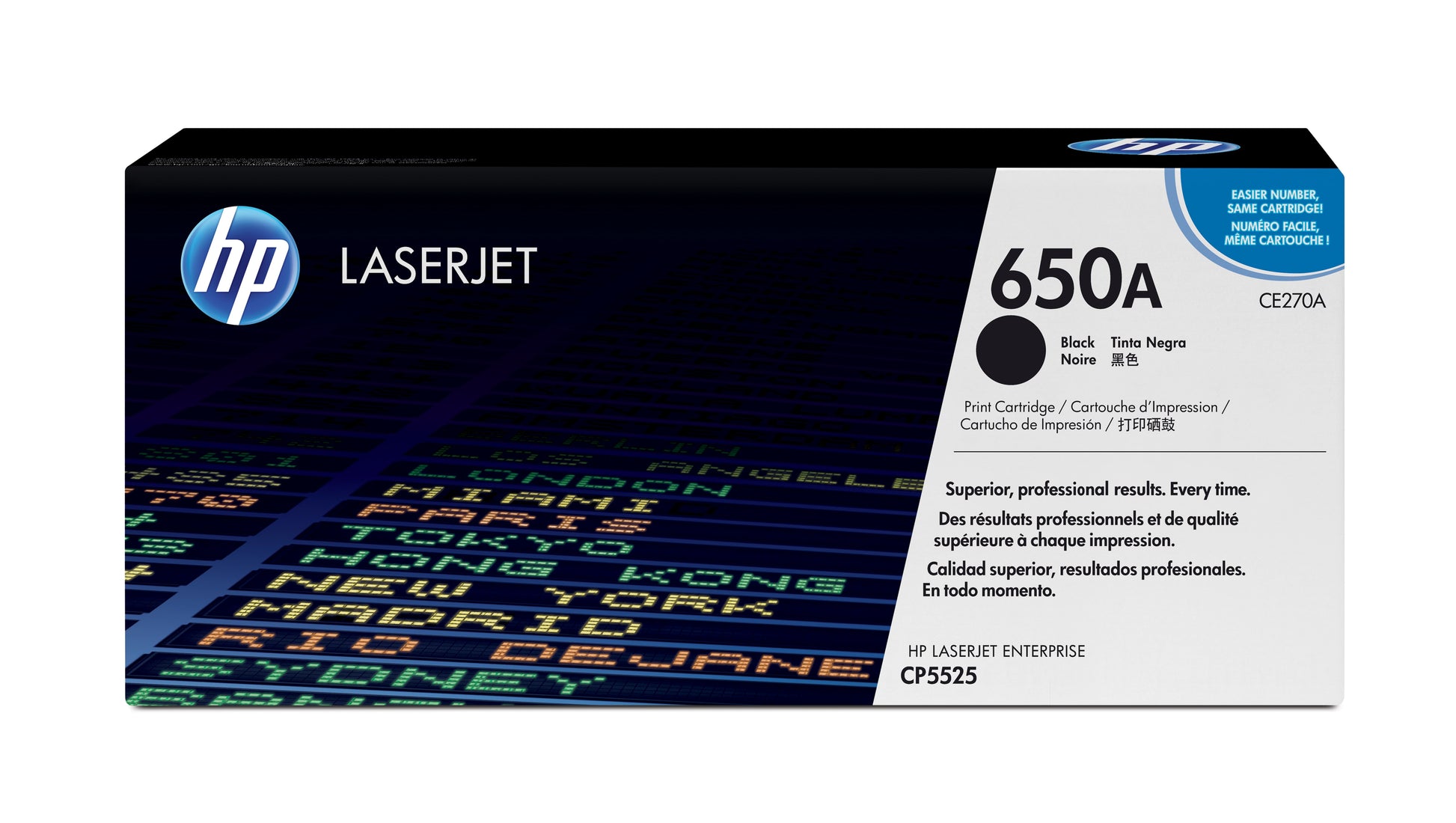 HP 650A CMYK Toner – Original –  (CMYK) – ca. 13’500/15’000 Seiten je – für HP M750/CP5525