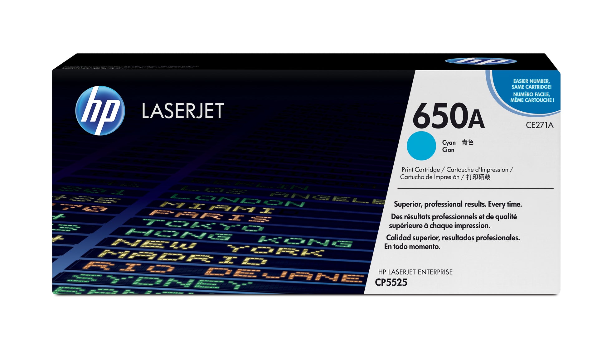 HP 650A CMYK Toner – Original –  (CMYK) – ca. 13’500/15’000 Seiten je – für HP M750/CP5525