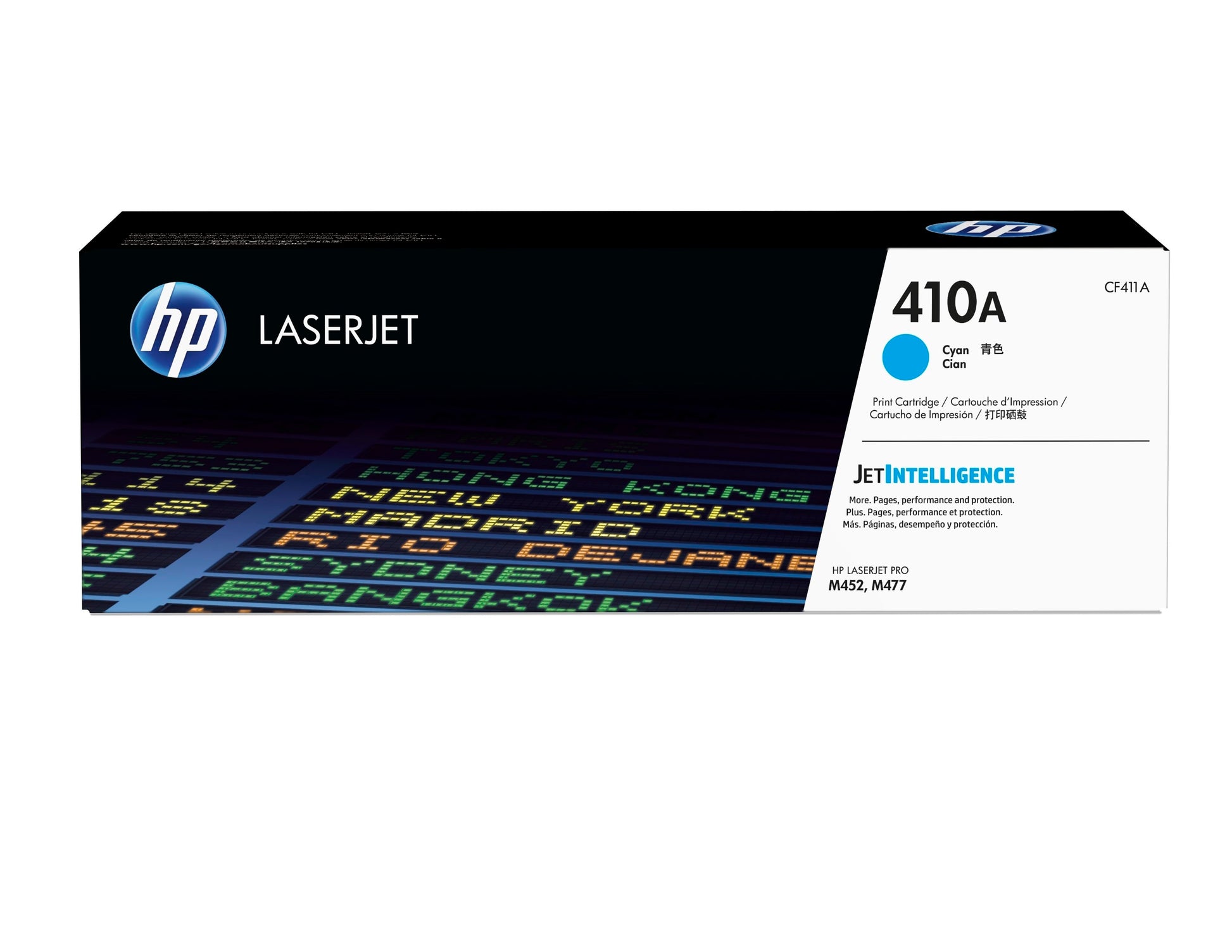 HP 410A (CF410A+CF413A+CF412A+CF411A) CMYK Toner – Original –  (CMYK) – je ca. 2'300 Seiten – für HP