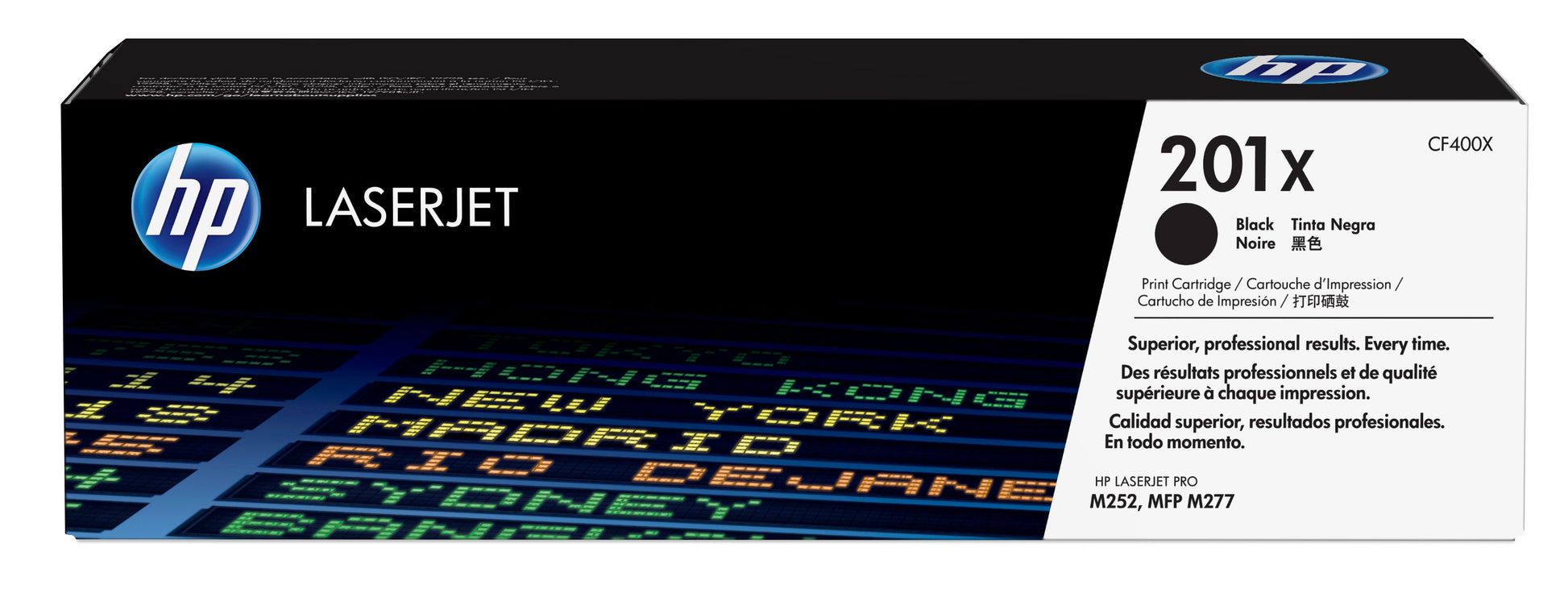 HP 201X CMYK Toner – Original XL –  (CMYK) – 2’800/2’300 Seiten – für HP Color LaserJet Pro M252/M277