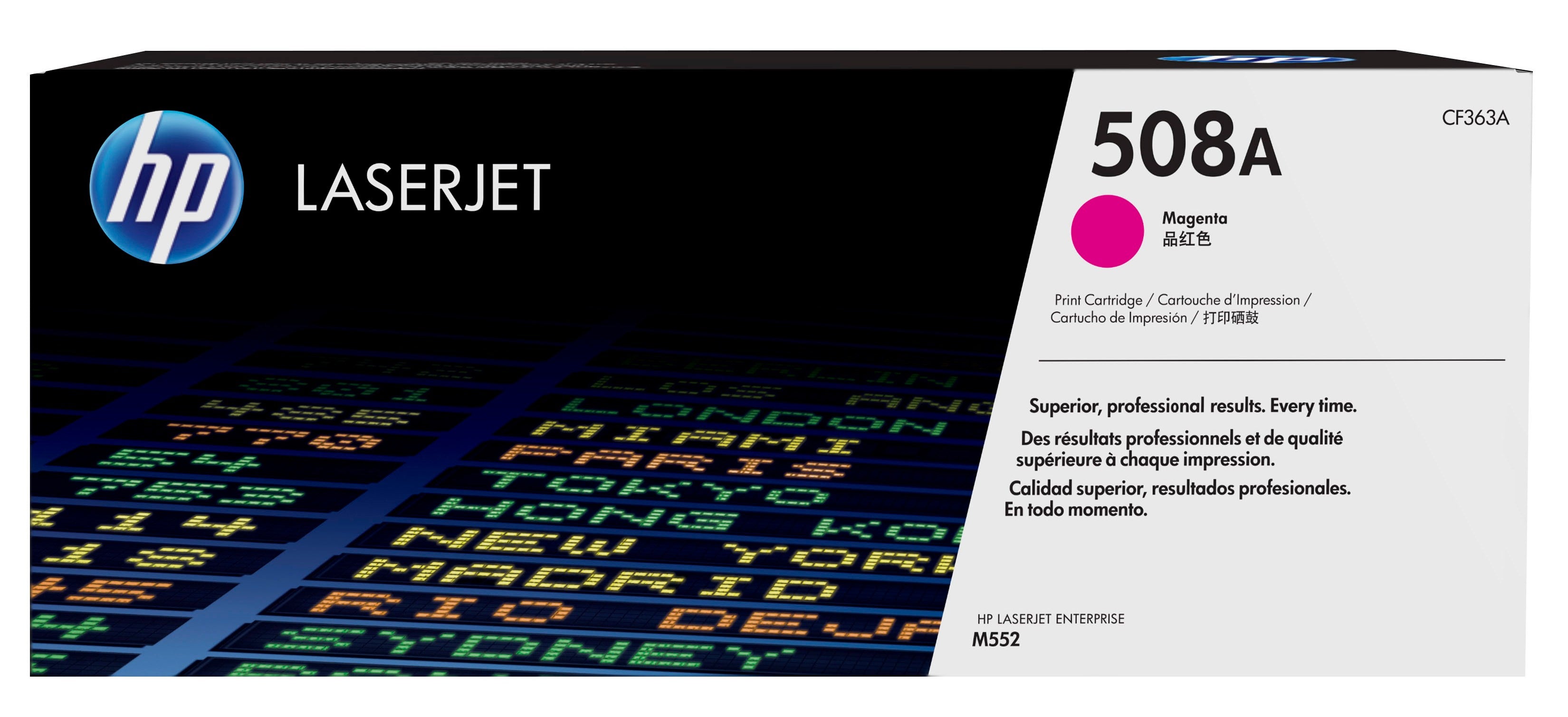 HP 508A CMYK Toner – Original –  (CMYK) – 6'000/5'000 Seiten – für HP Color LaserJet Enterprise M577