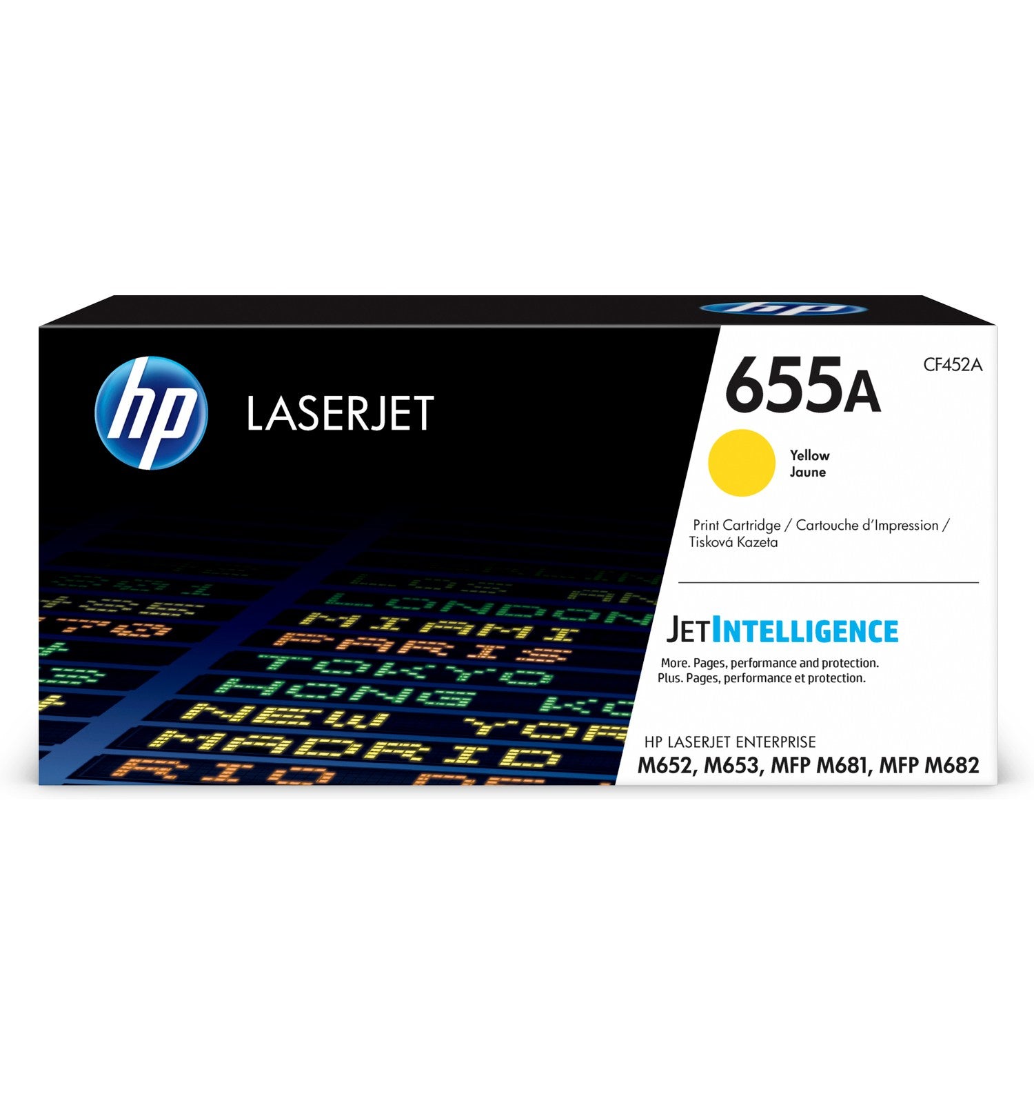 HP 655A CMYK Toner – Original –  (CMYK) – 12'500/10'500 Seiten – für HP M682/M681