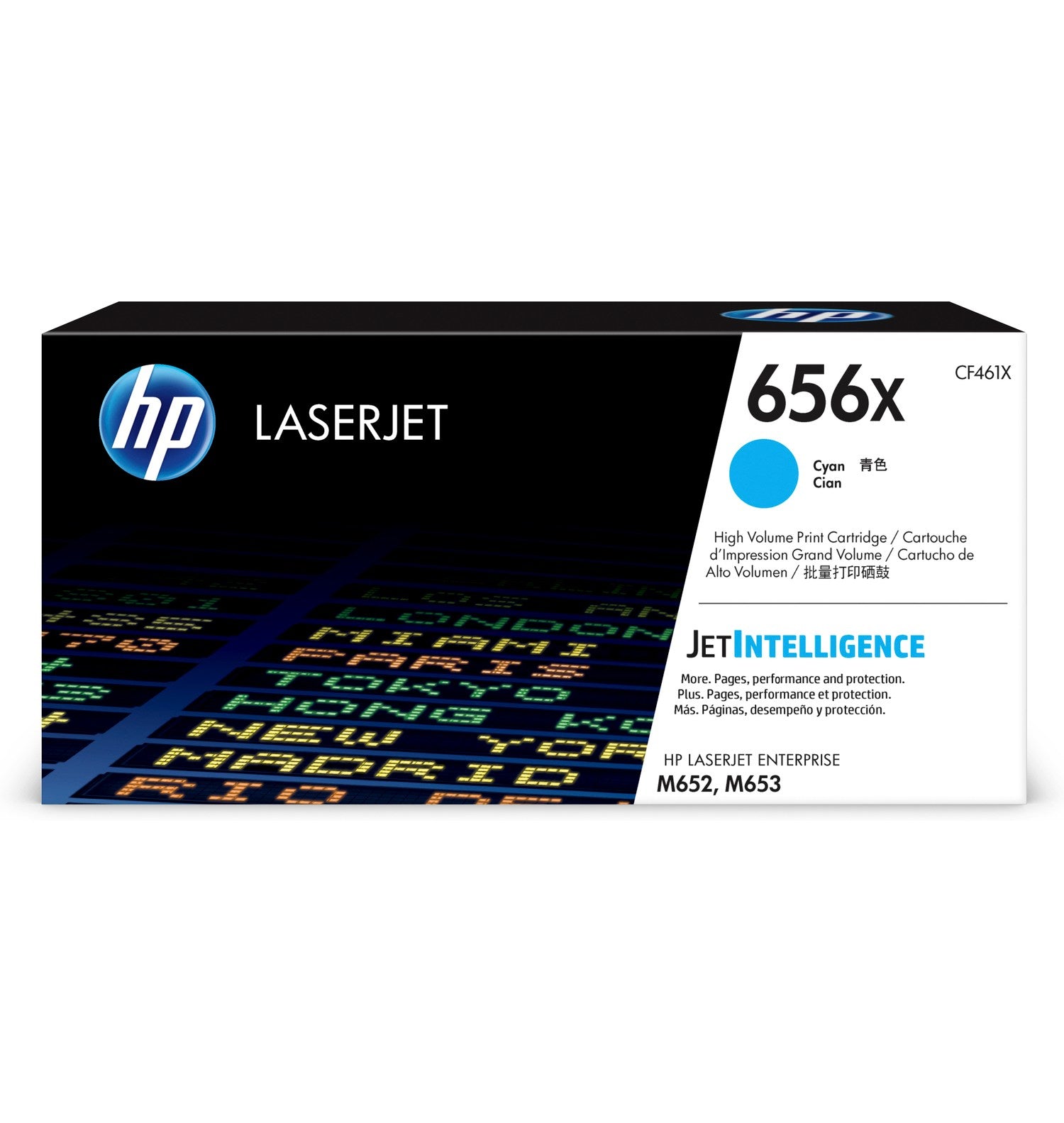 HP CF460X+CF461X+CF462X+CF463X CMYK Toner – Original –  – 27'000/22'000 Seiten – für HP M652/M653