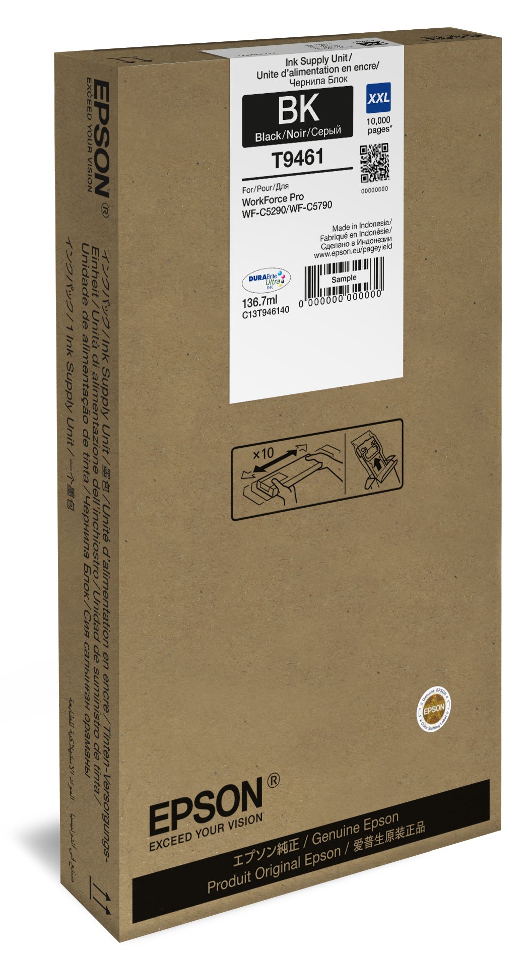 Epson Tintenpatrone WF-C5x90, Schwarz, XXL – für WF-C5x90
