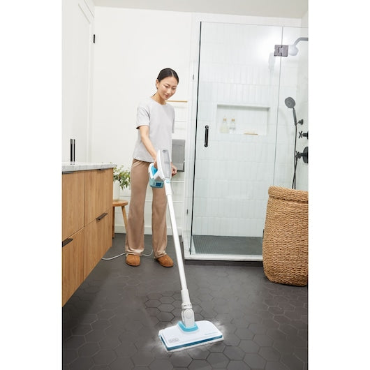 Black & Decker Dampfbesen – 500 ml, türkis, für Polstermöbel