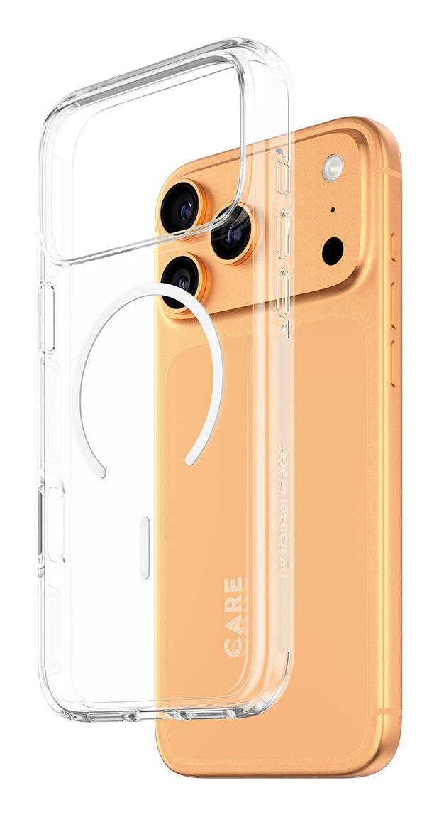 PanzerGlass Backcover Flagship Case – für Apple iPhone 17 Pro Max – transparent – TPU, MagSafe-kompatibel