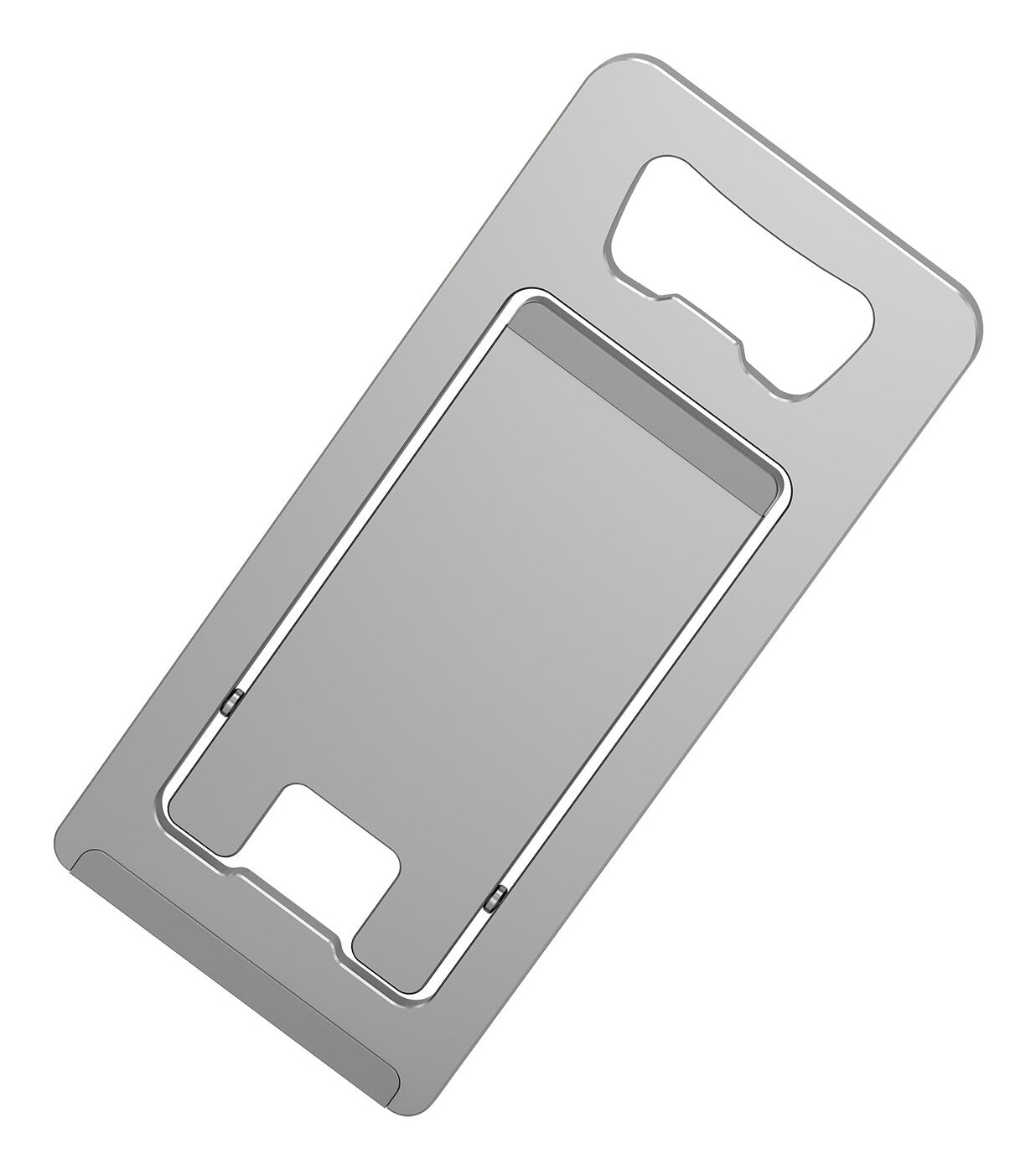 4smarts Tischständer, faltbar – für bis 7" (universal) – Silber, Aluminium