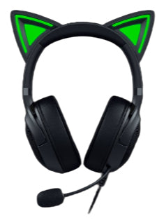 Razer Kraken Kitty V2 – Gaming-Over-Ear-Headset – USB-A, Virtueller 7.1-Surround, Abnehmbares Mikrofon – Schwarz