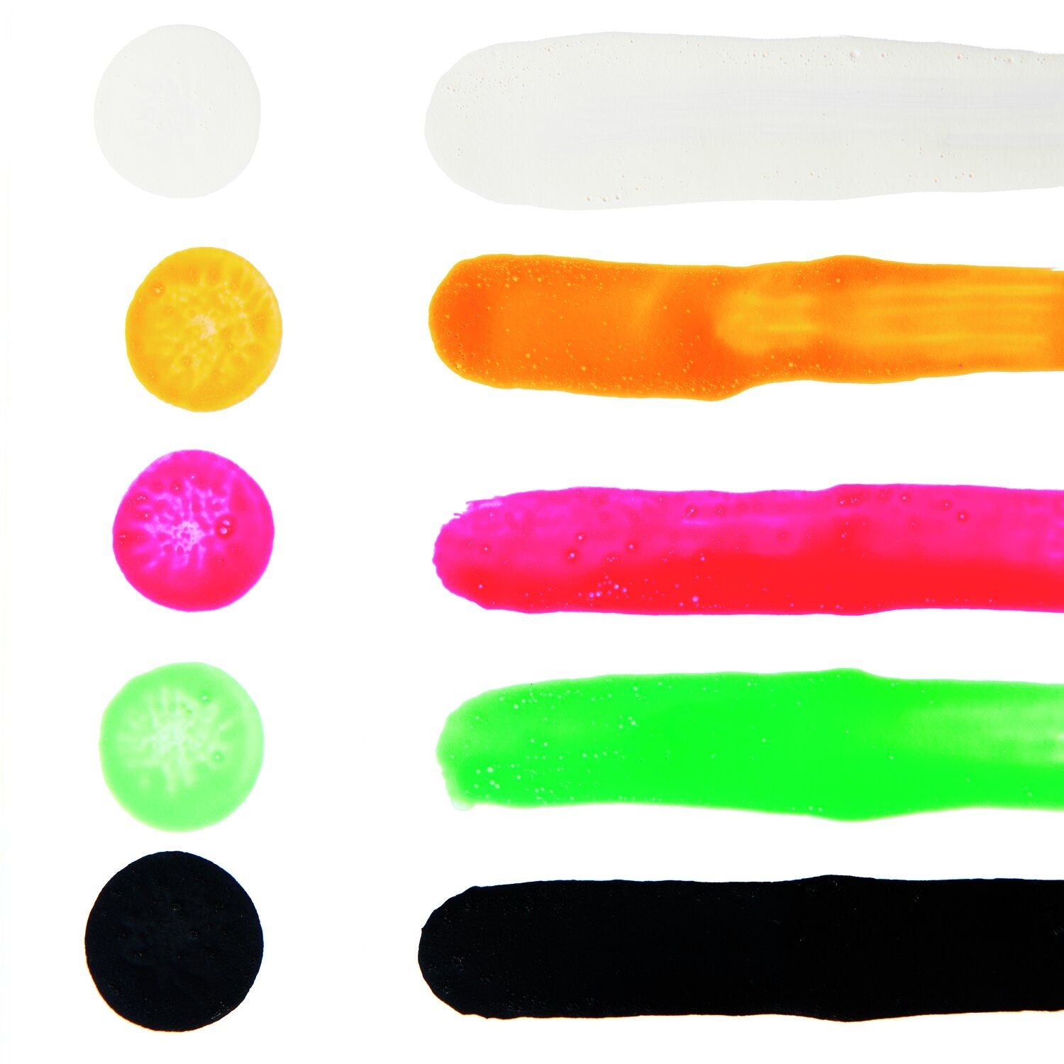 Rico Design Acrylfarbe (Squeeze Marker) – Mehrfarbig – 5 Farben – 5×60 ml (300 ml)