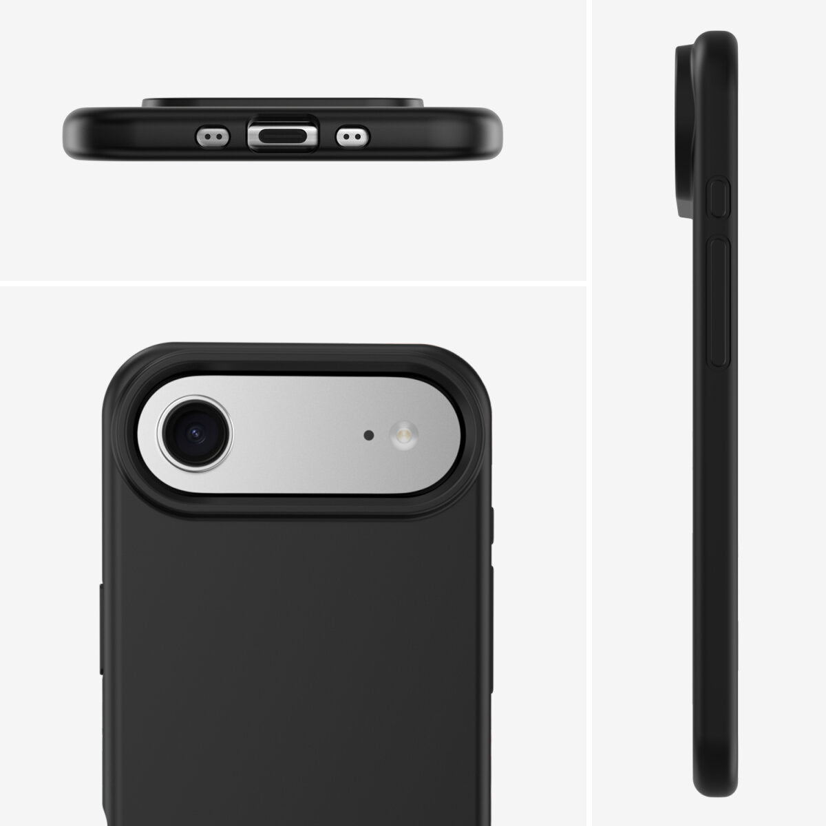 4smarts Backcover – für Apple iPhone 17 Air – MagSafe, Silikon, Schwarz