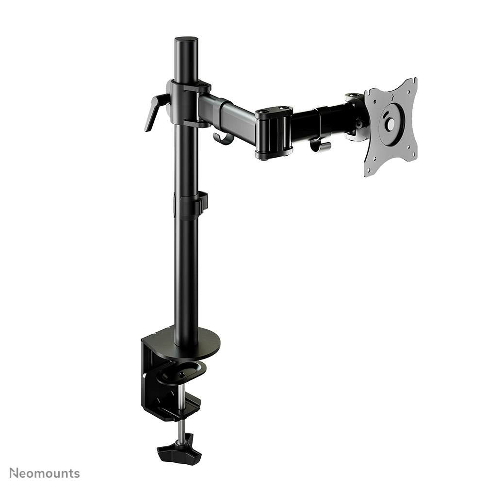 Neomounts Monitorarm, bis 27", VESA 75 × 75/100 × 100 mm, höhenverstellbar, schwenk-/drehbar, schwarz