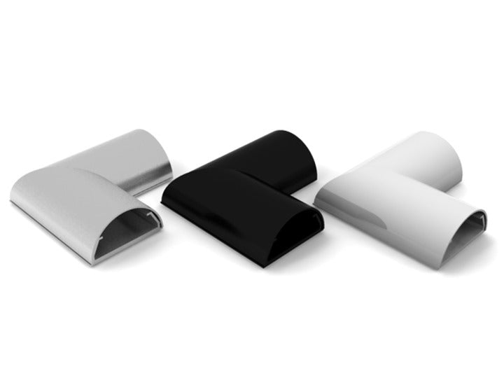 Multibrackets MUL1293 Kabelwinkel – 33 × 18 mm – ABS – Schwarz