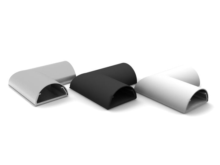 Multibrackets MUL1293 Kabelwinkel – 33 × 18 mm – ABS – Schwarz