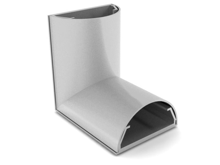 Multibrackets MUL1293 Kabelwinkel – 33 × 18 mm – ABS – Schwarz