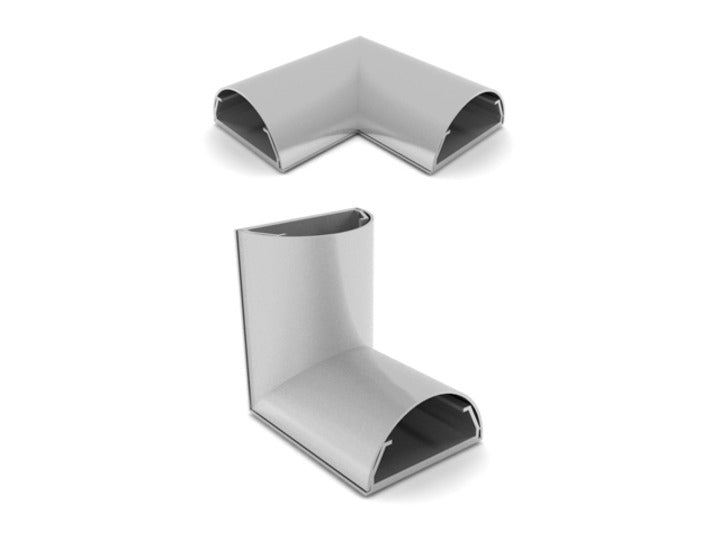 Multibrackets MUL1293 Kabelwinkel – 33 × 18 mm – ABS – Schwarz