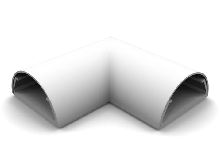 Multibrackets MUL1293 Kabelwinkel – 33 × 18 mm – ABS – Schwarz