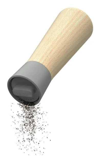 BergHOFF Salz-/Pfeffermühle Ø 6,8 × 20,8 cm, Holz/Polypropylen (PP), Grau