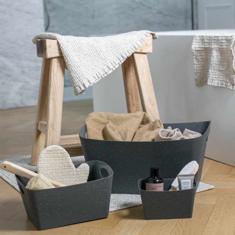 Koziol Aufbewahrungsbox – Recycelbarer Kunststoff – Grau – 480 × 237 × 310 mm