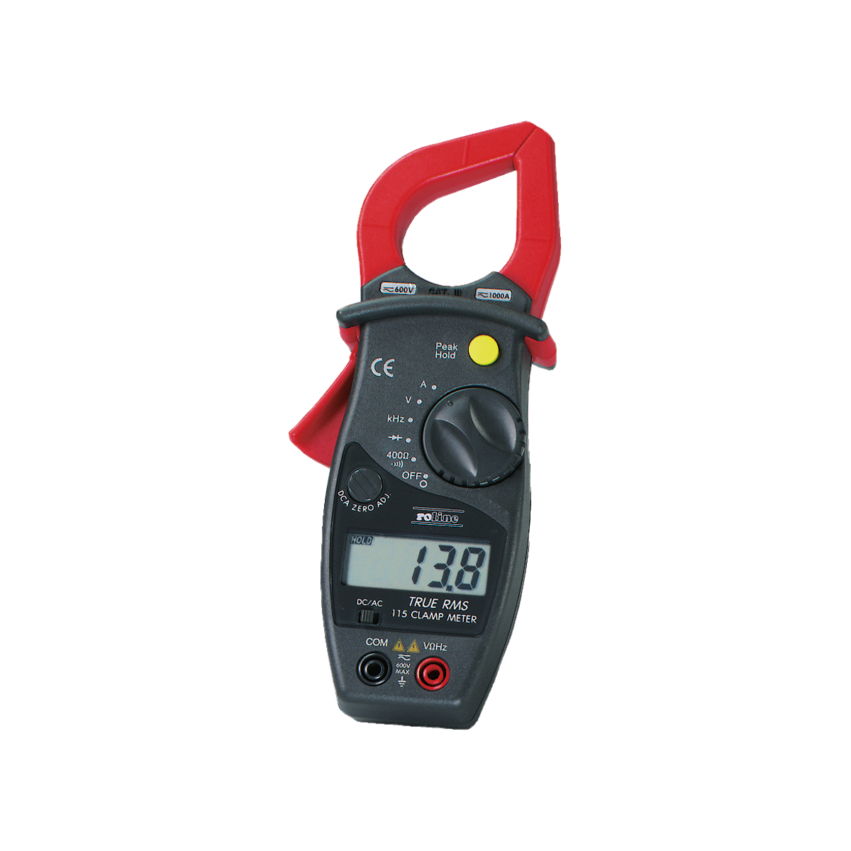 Kane RO-117 – Stromzange – bis 1000 A, Max. Messleitungsdurchmesser 38 mm, LC-Anzeige 3 3/4-stellig