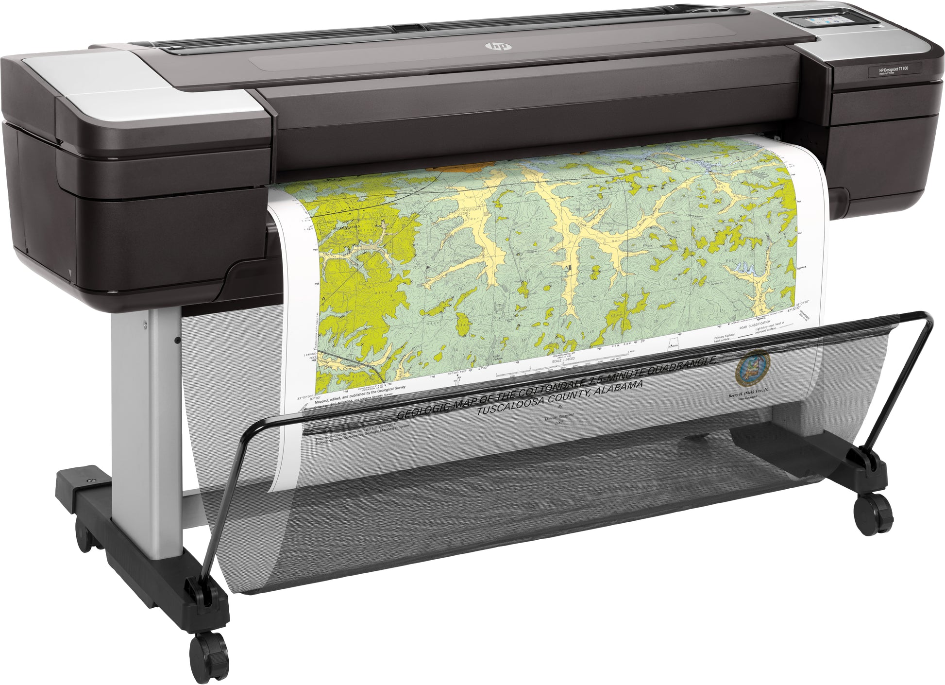 HP DesignJet T1700 – Grossformat-Plotter, 44" (1'118 mm), A0, LAN, Wi‑Fi Direct