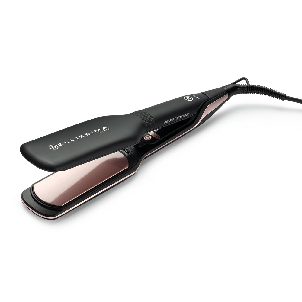 Bellissima Haarglätter 11878 – Ionen, 5 Stufen – 10 cm Plattenbreite – Roségold