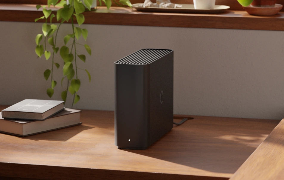 Synology BeeStation – 1-Bay Desktop NAS – Realtek RTD1619B, 1 GB RAM, 1GbE, 4 TB SSD vorinstalliert